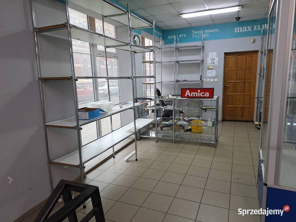 lada i regały sklepowe z rurek chromowanych Szczecinek