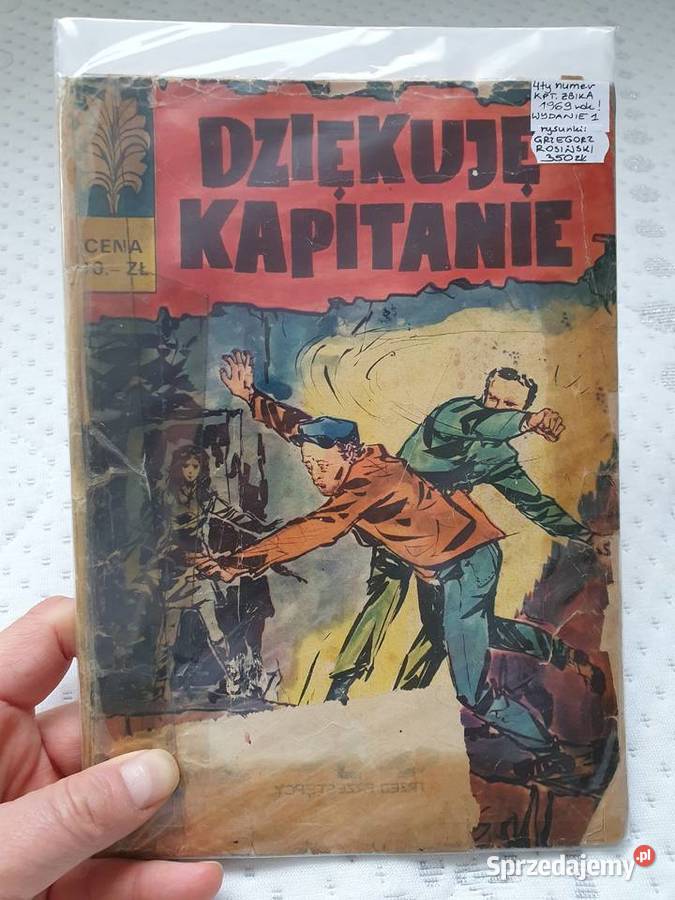 Kapitan Żbik Dziękuję Kapitanie Rosiński komiks Rok wydania 1969