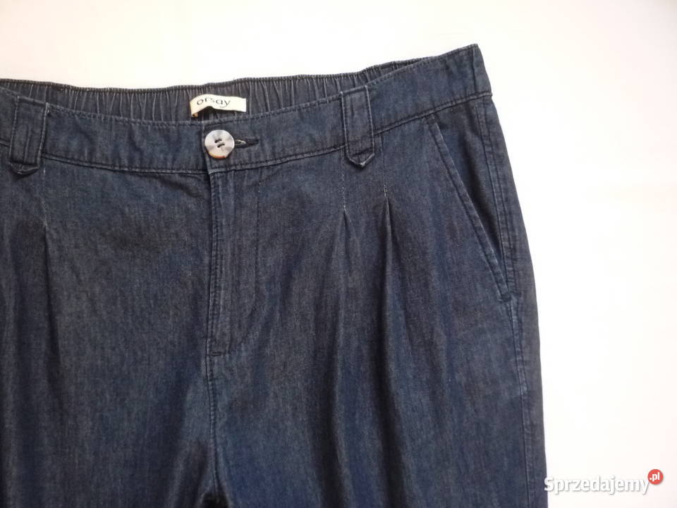 Orsay 38M Granatowe Spodnie Cienki Jeans Nowe Szczecin