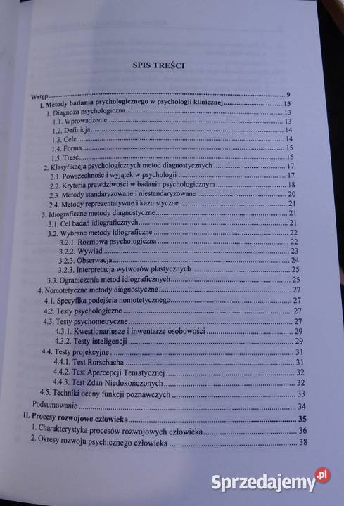 Wybrane zagadnienia z psychologii klinicznej Warszawa sprzedam