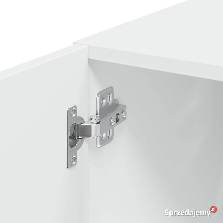 Wąska szafka biała 45x425x225 materiał Warszawa