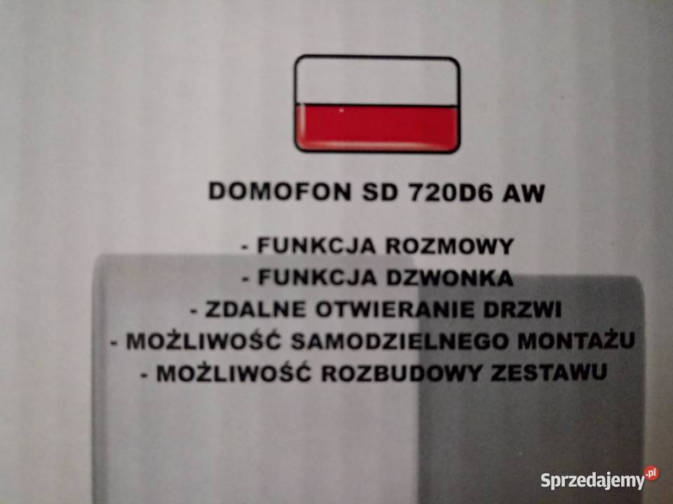 Domofon typ SD720D6A Olkusz