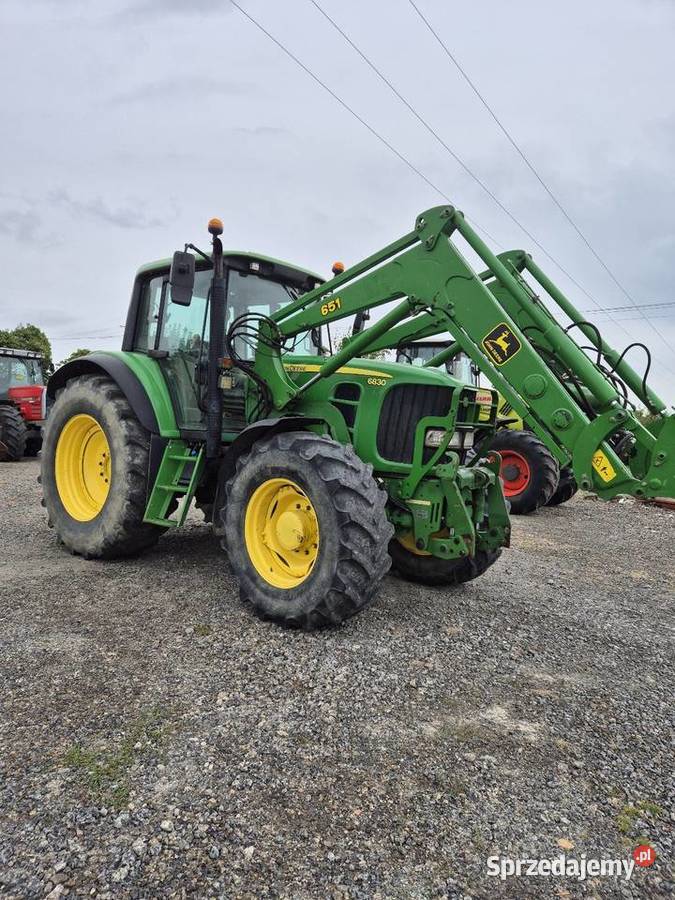 John DEERE 6830 Ładowacz TUZ WOM John Deere Turobin sprzedam