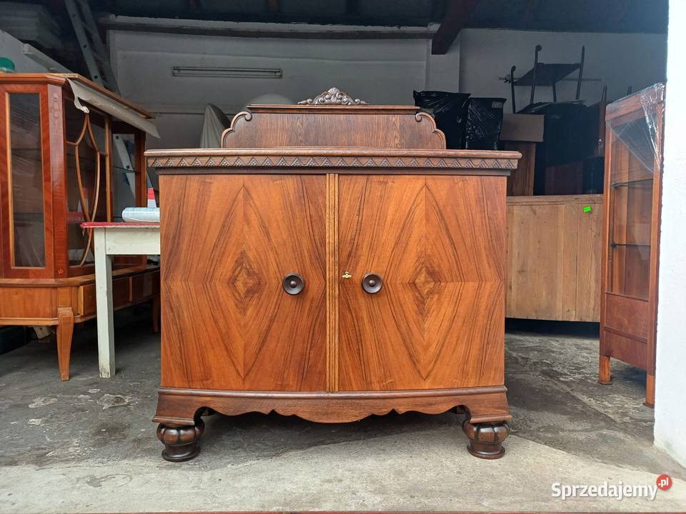 Unikatowa Reprezentacyjna Komoda Kredensowa Suchorzew