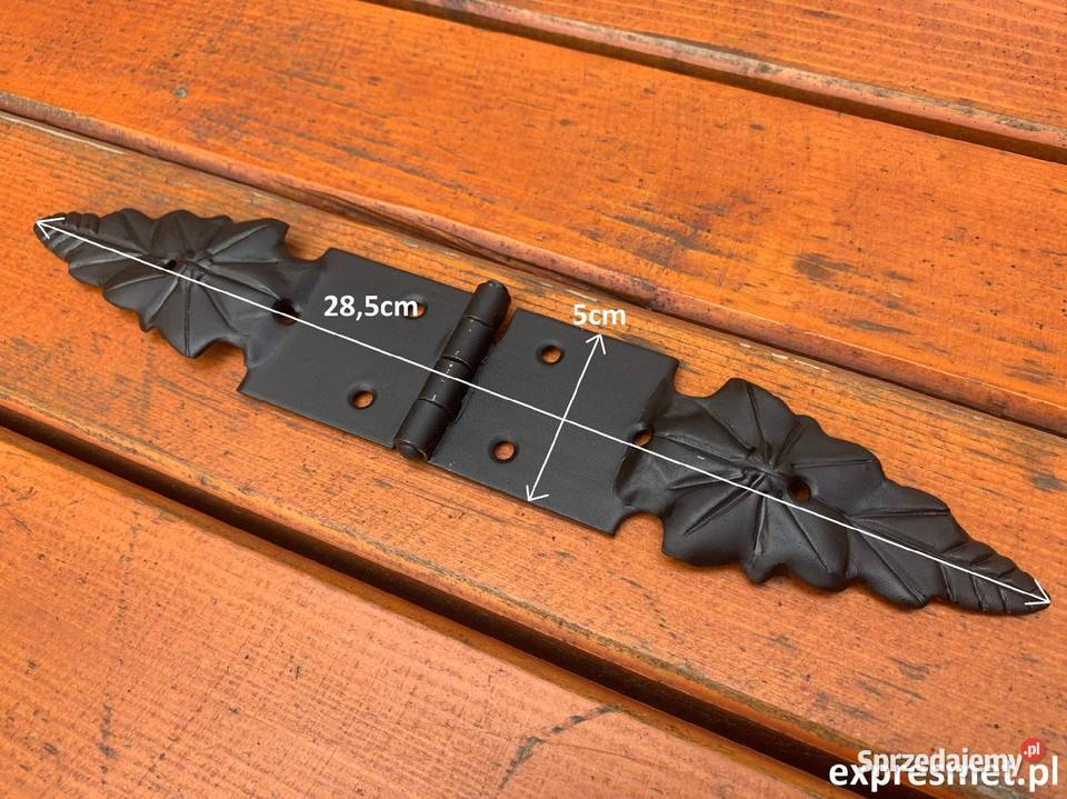 Zawias splatany kuty czarny zawias ozdobny do Myślenice