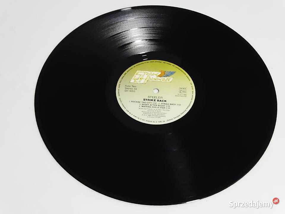 Steeler Strike Back Vinyl LP Steamhammer SH 0053 Biłgoraj