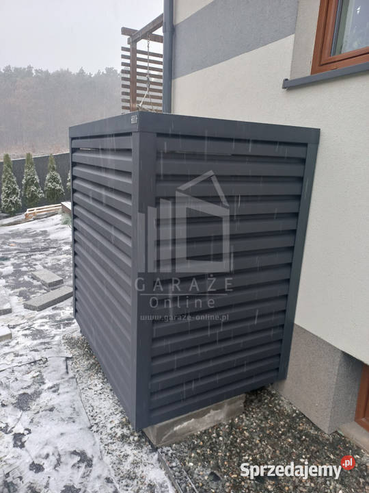 Osłona pompy ciepła 80x50x180 antracyt ID478 Inowrocław sprzedam