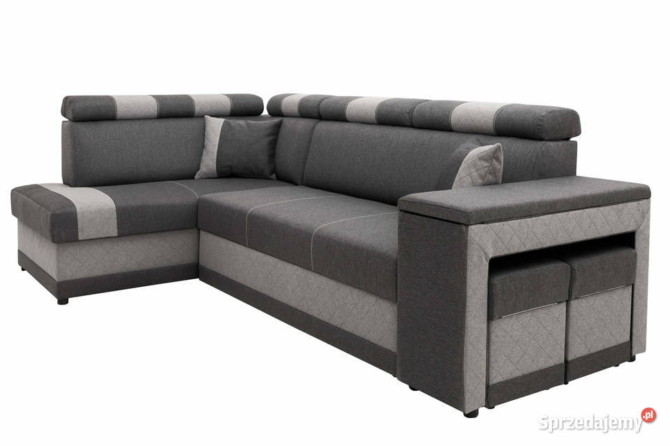 Narożnik Szary Duży z Funkcją Spania WOJTEK Narożniki podkarpackie Rzeszów