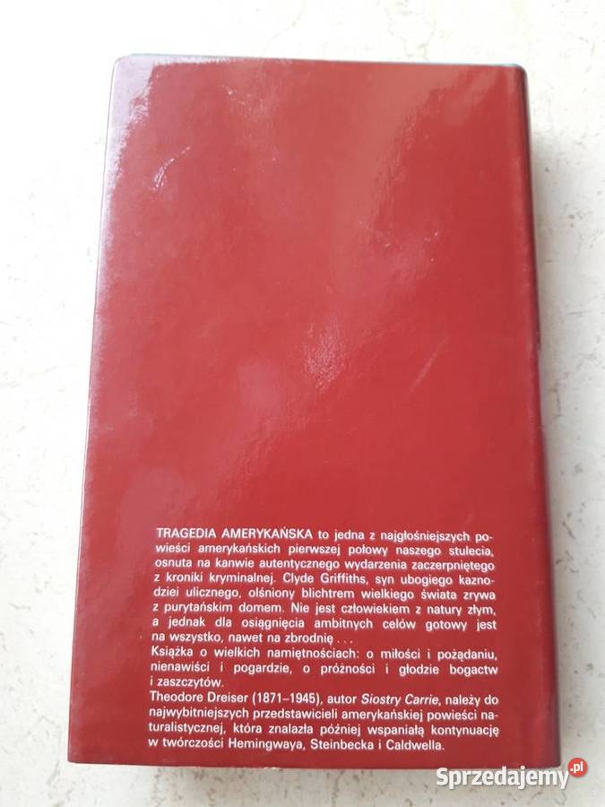 Tragedia Amerykańska Theodore Dreiser KSIĄŻNICA Bielsko-Biała