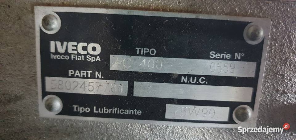 IVECO DAILY REDUKTOR SKRZYNI PRZEKŁADNIA