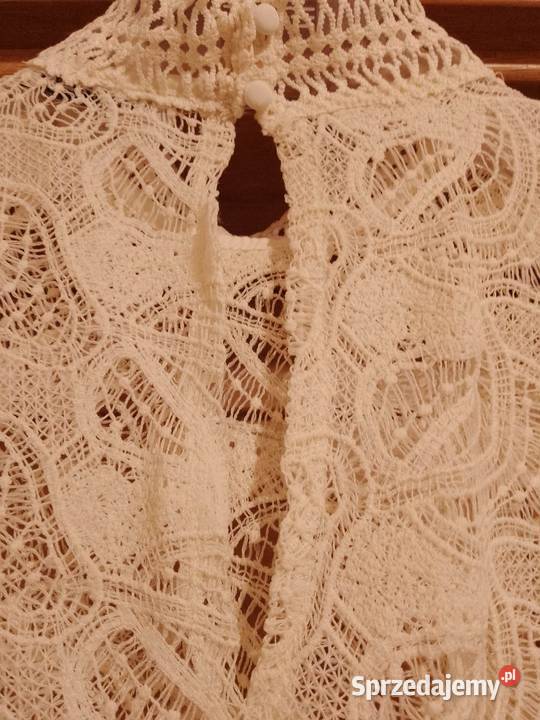 Przepiękna bluzeczka koronkowa marki Mango biały śląskie Częstochowa sprzedam