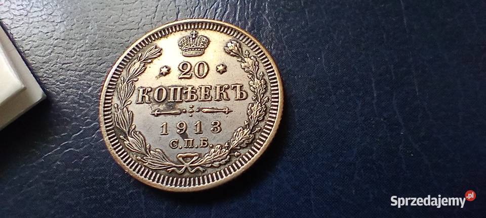 Stare monety 20 kopiejek 1913 Rosja srebro sprzedam