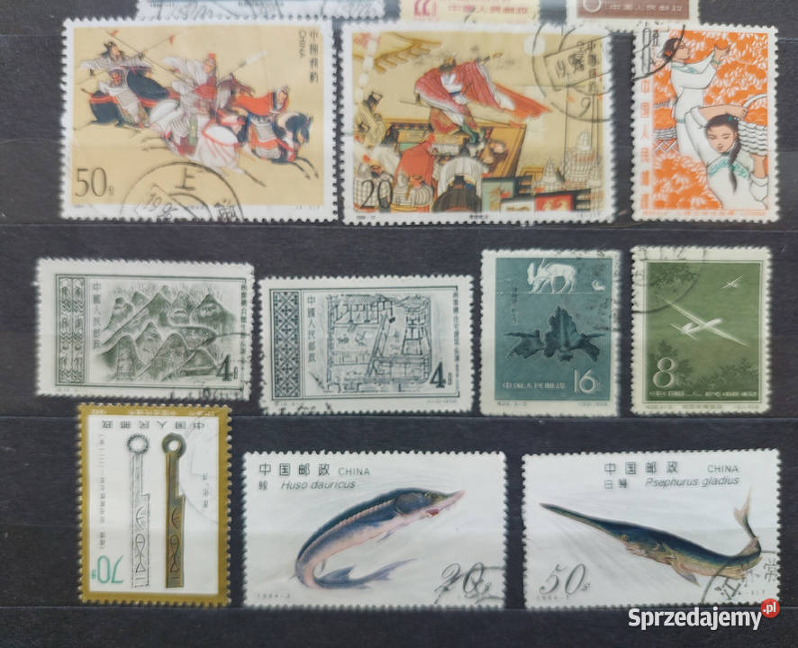Znaczki chiny ludowe zestaw2 Warszawa