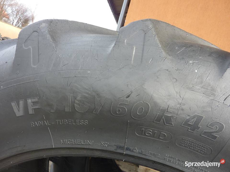 2x Opona używana rolnicza 71060R42 MICHELIN Zaścianki