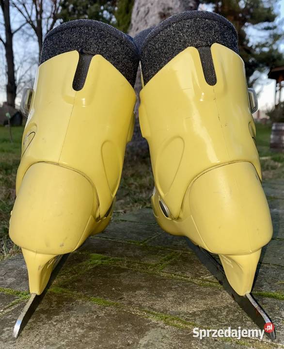 ROCES ŁYŻWY DZIECIĘCE DAMSKIE Nowe Hokejowe Narty Wrocław