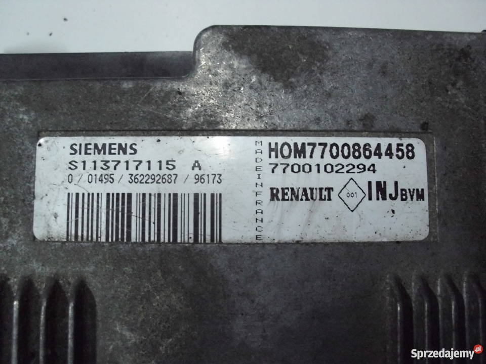 Komputer silnika RENAULT LAGUNA II 20 Lubin sprzedam