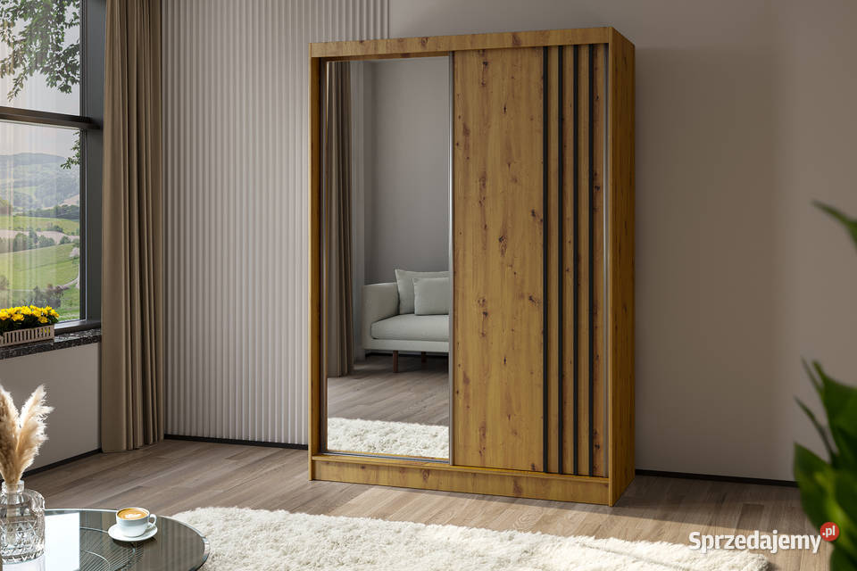 Szafa150 z lustrem i lamelami w różnych kolorach Rzeszów