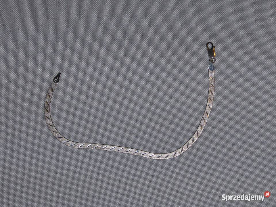 Srebrna 925 bransoletka ITALY 195 srebro Bransoletki łódzkie Łódź