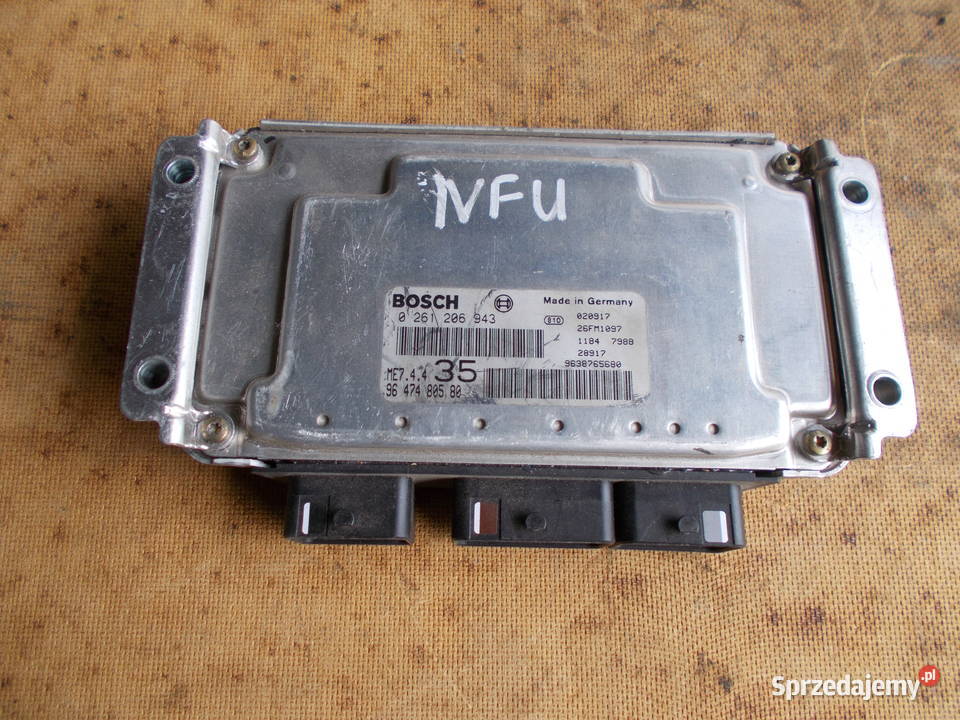 peugeot 307 16 16v NFU 0261206943 komputer ME744 Zamość