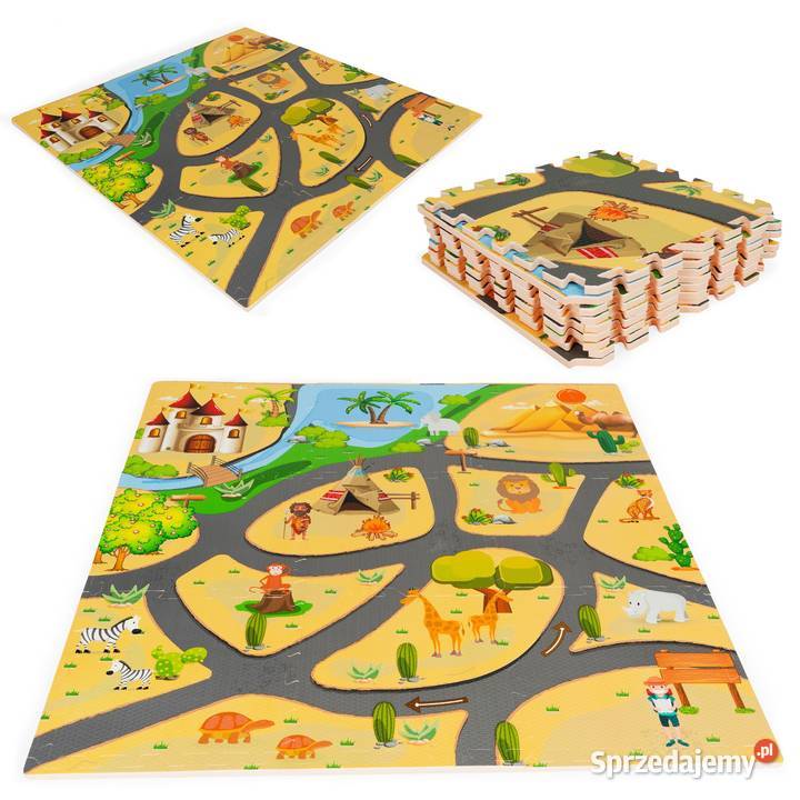 Mata piankowa dzieci puzzle safari opolskie