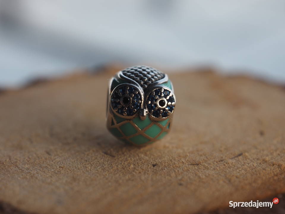 Pandora Charm koralik zawieszka sowa sowy 3 Pozostałe Warszawa