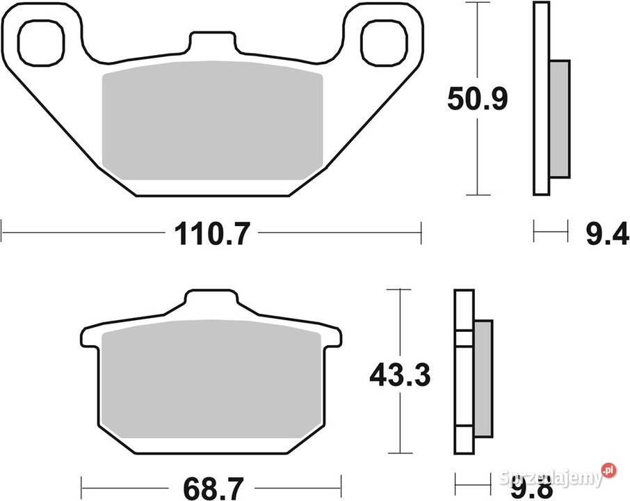Klocki hamulcowe SBS 557HF KAWASAKI Z Ninja R Trzciel