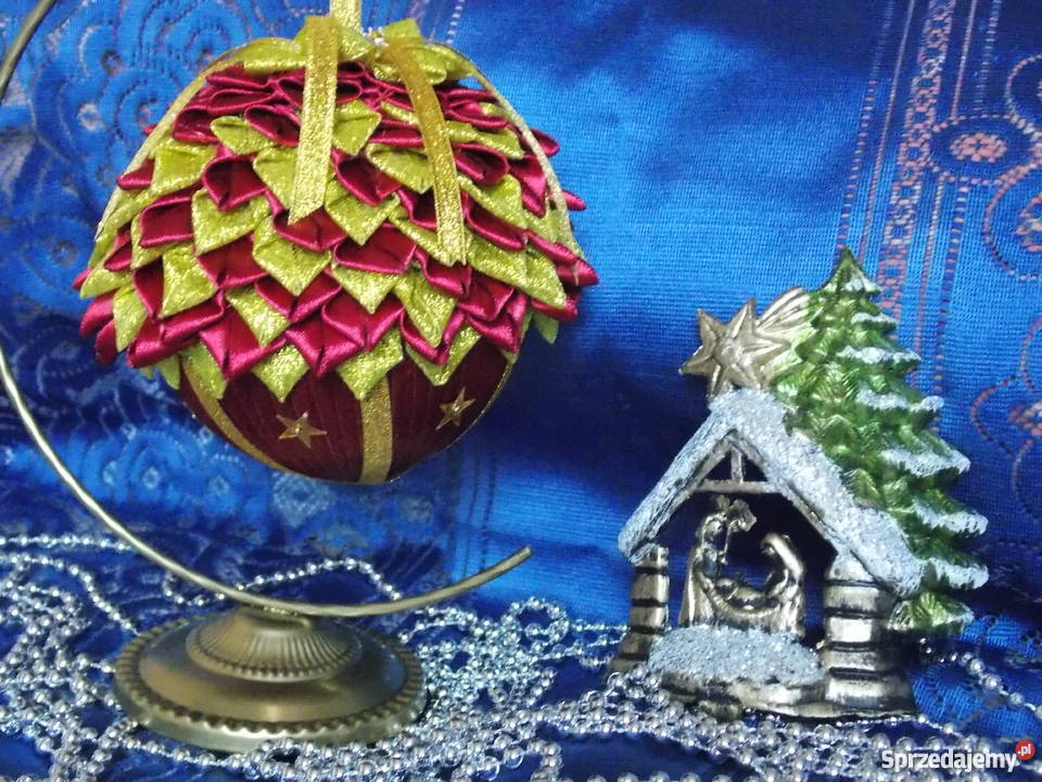 Bombki karczoch ze wstążki Nowy Sącz