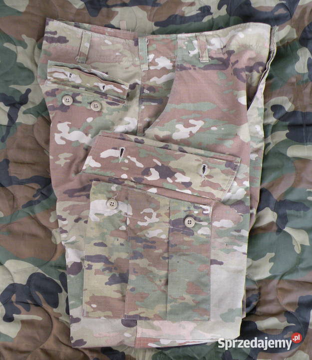 Spodnie ACU multicam OCP medium long naprawiane