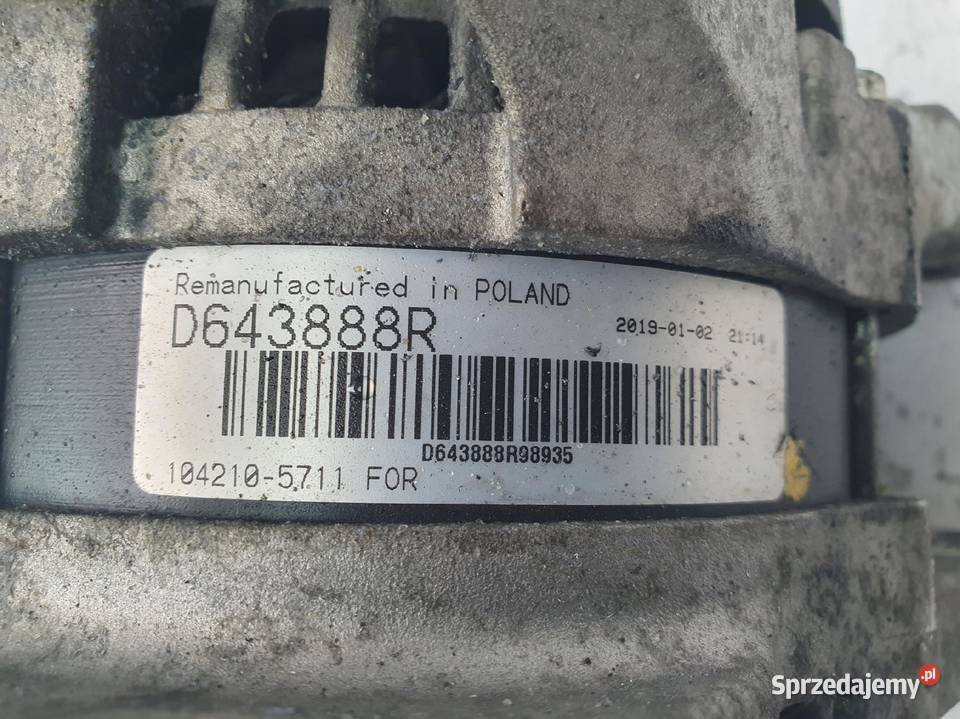 ALTERNATOR Volvo S40 II V50 20 D D643888R Chełm