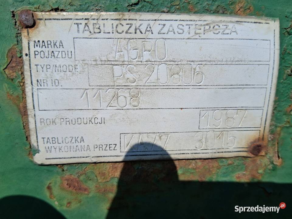 Przyczepa rolnicza wywrotka 6T