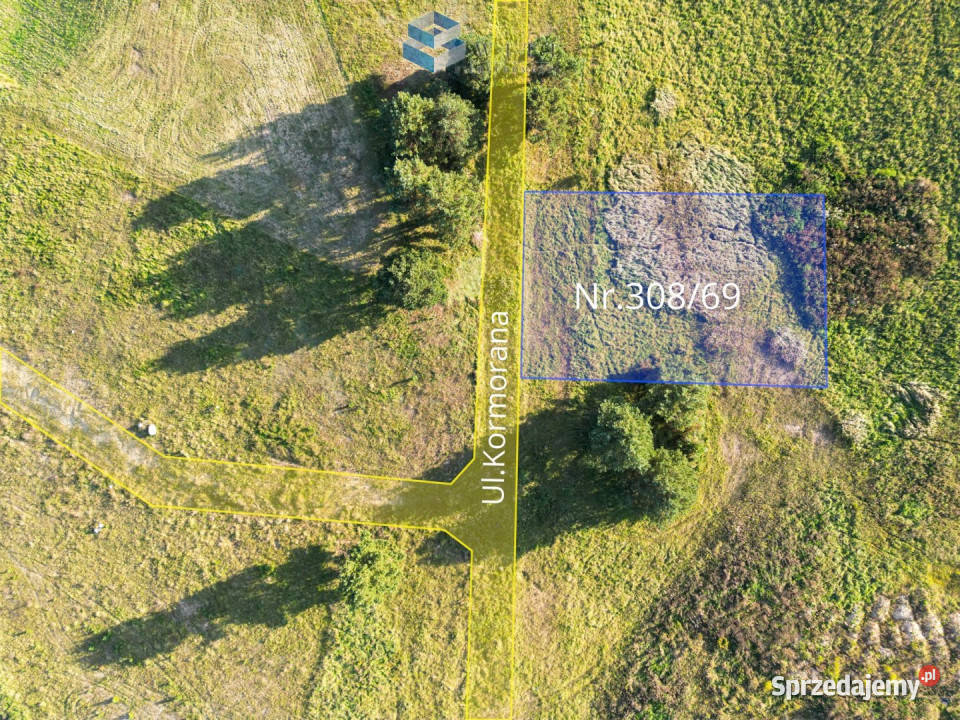 Działka 1411m2 Unieszewo Kormorana kanalizacja