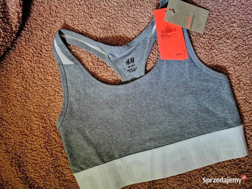 HM SPORT stanik biustonosz top sportowy H&M Leszno