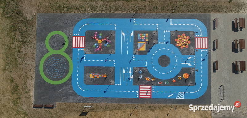 Miasteczko rowerowe BIG4 zielósemką 15x37 Strefy Opole