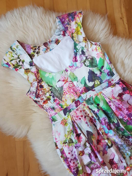 Sukienka w kwiaty River Island Tulipan 36 podkarpackie Jasło sprzedam