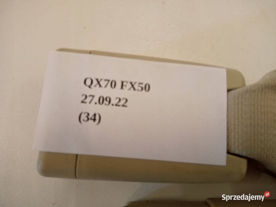 ZAPINKA PASA BEZPIECZEŃSTWA TYŁ INFINITI QX70 Nowy Tomyśl sprzedam