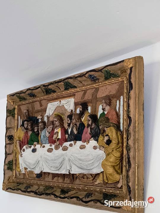 Stary obraz Chrystus z Apostołami Ostatnia Ruda Śląska
