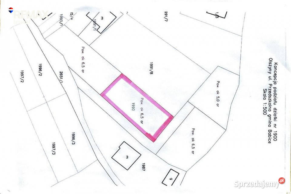 Działka budowlana 650 m2 z dojazdem do A4 w 15 650m2 małopolskie Olszyny