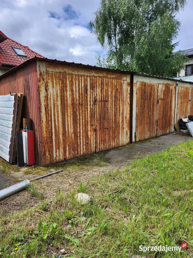 Sprzedam 2 garaże blaszane z grubej blachy Pruszków