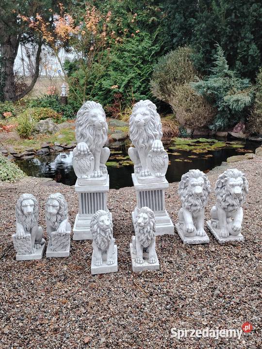 Figury betonowe Biały beton Piękne wykonanie