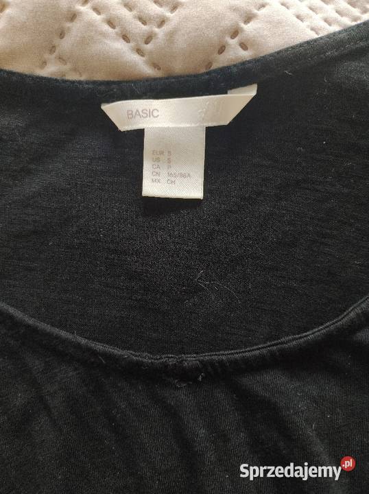 czarna zwiewna sukienka hm H&M Biała Podlaska sprzedam