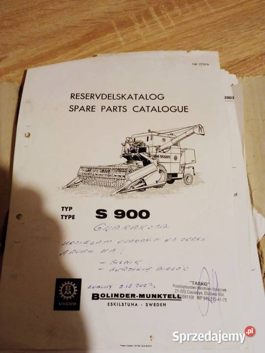 Kombajn Volvo s900 Chełm