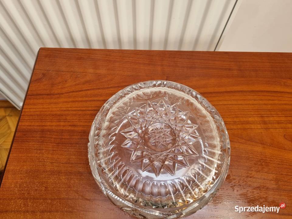 Kryształowa Misa salaterka PRL Lublin