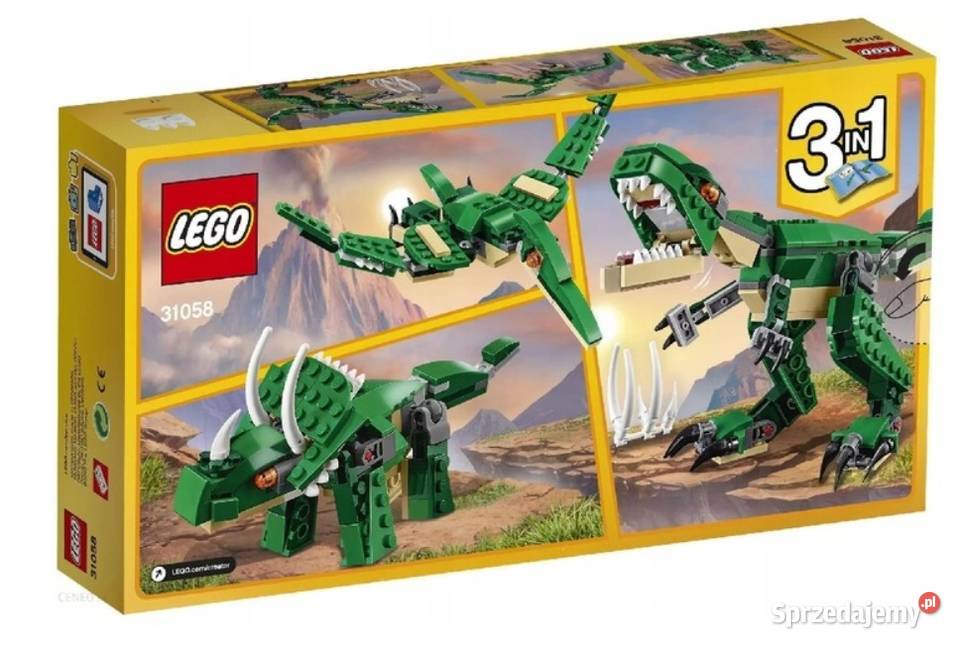 LEGO Creator 31058 Potężne dinozaury 3w1 PREZENT Warszawa