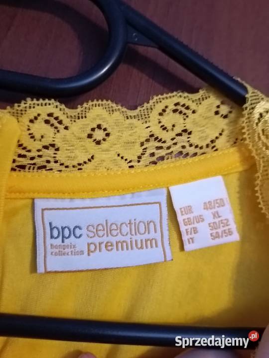 Żółta koronkowa NOWA bluzka damska z zamkiem Kraków