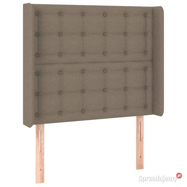 Zagłówek do łóżka z LED taupe 93x16x118128 mazowieckie Warszawa