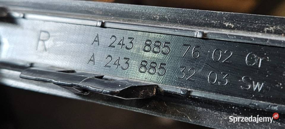 MERCEDES EQA AMG LISTWA PRAWA ZDERZAKA TYŁ wielkopolskie Międzychód