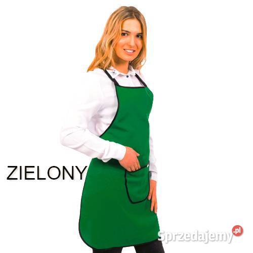 FARTUCH Biały czarny żółty zielony bordo Gdańsk