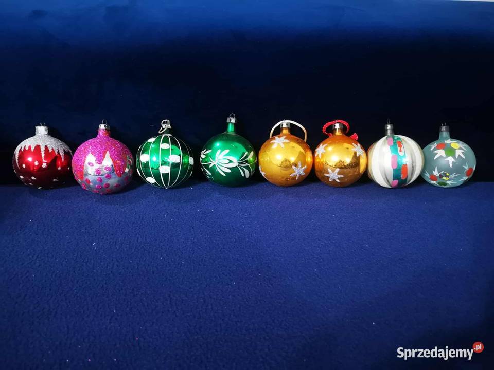 Stare Bombki Choinkowe PRLu Wiązów