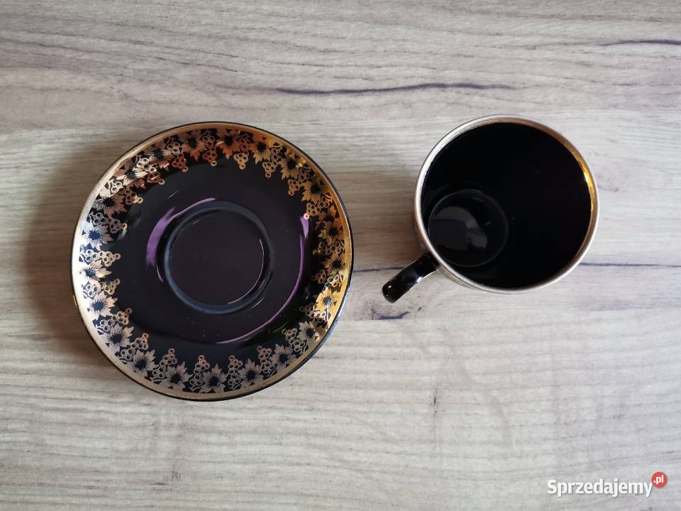 Stara filiżanka porcelana Tułowice design PRL śląskie