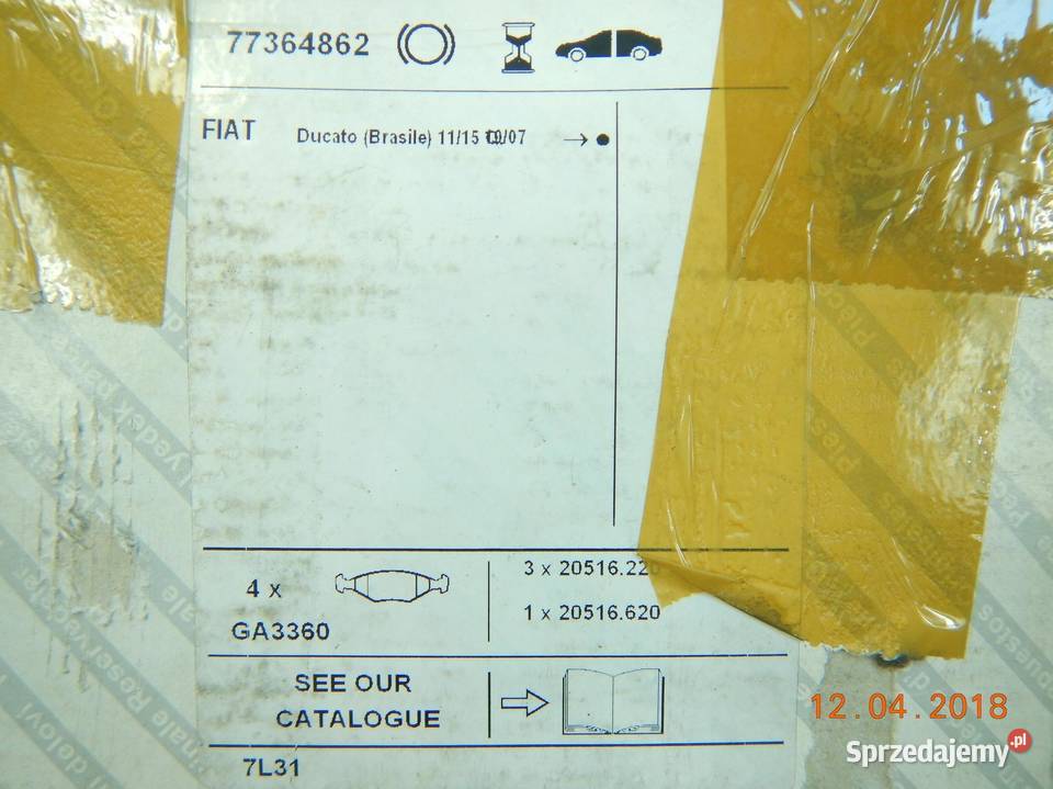 KLOCKI HAM DUCATO JUMPER 19TD 28 JTD 28 ASO sprzedam